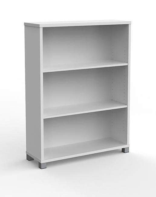 Knight's Cubit Bookcase, Bookshelf, 1200x900x315mm, White