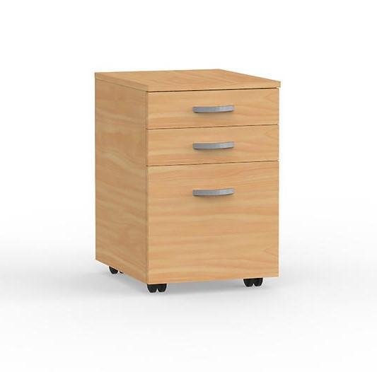 Knight's Eko 2 Drawer, Filing Cabinet, Mobile Cabinet, Tawa