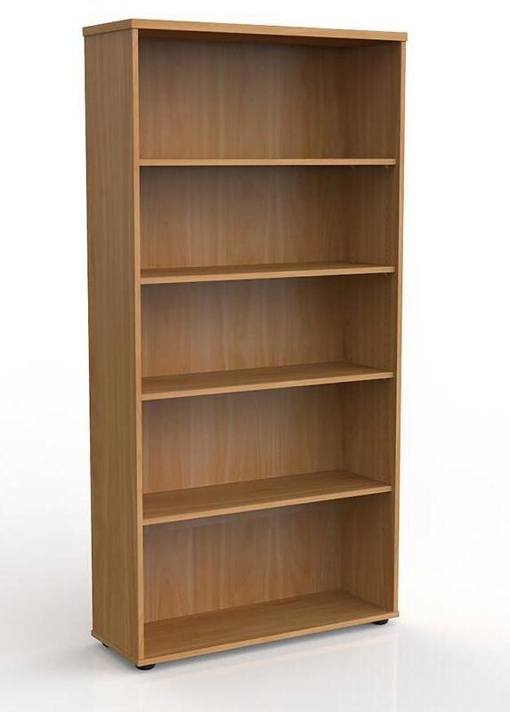 Knight's Ergoplan Bookcase, Bookshelf, 1800x900x315mm, Tawa